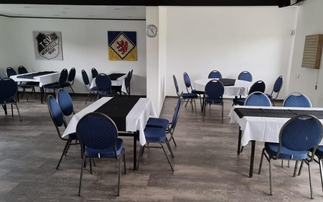 Sportheim wieder geöffnet!